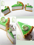 Key Lime Pie Earrings and Pendant Set by Talty