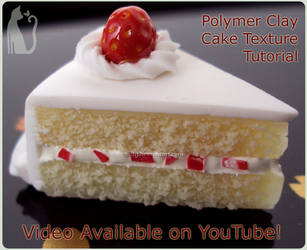 Polymer Clay Cake Texture Video Tutorial by Talty