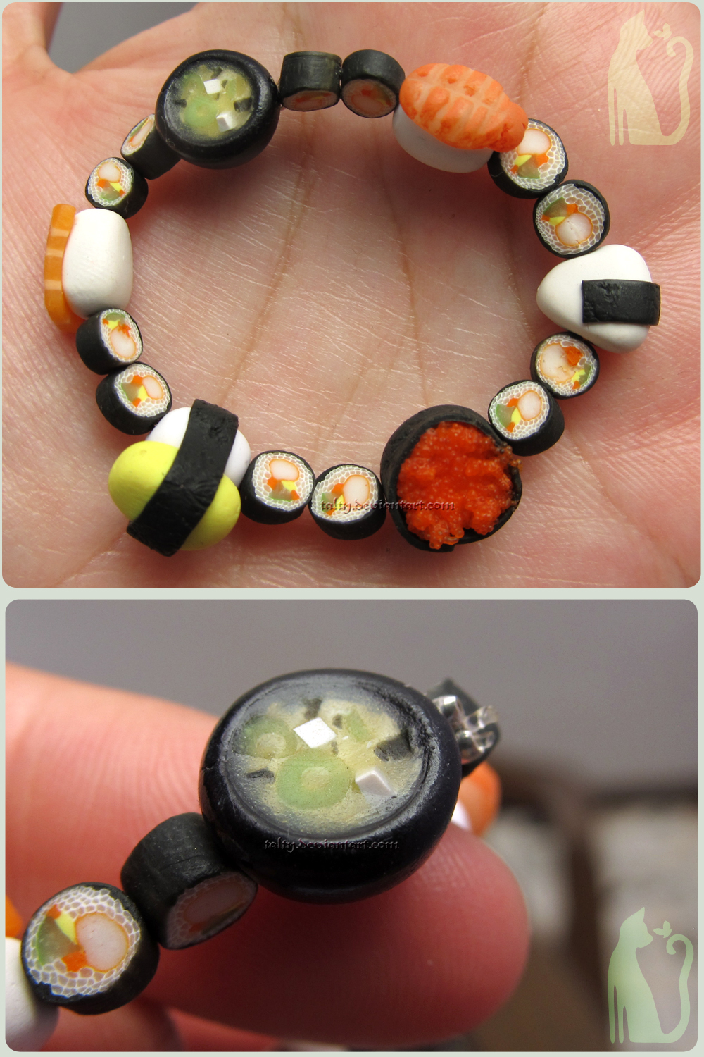 Sushi Bracelet Ebi Miso Onigiri Tamago Maki