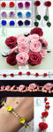 Polymer clay roses tutorial by Talty