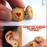 Cherry pie earrings and tutorial