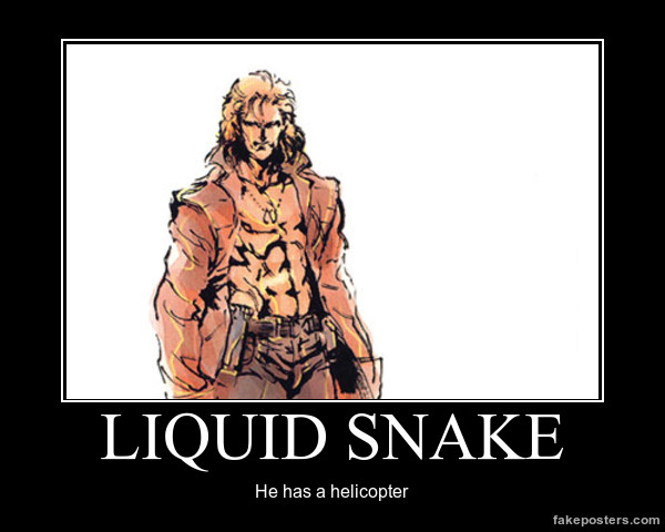 Demotivator #10 - Liquid Snake