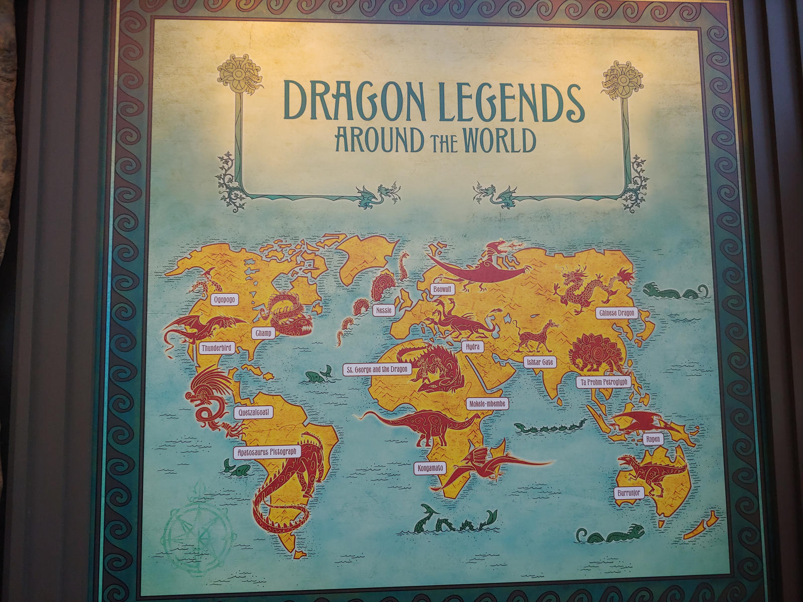 Creation Museum - Dragon Map by TheGreenDome on DeviantArt