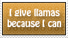 Yet Another Llama Stamp by Feralem