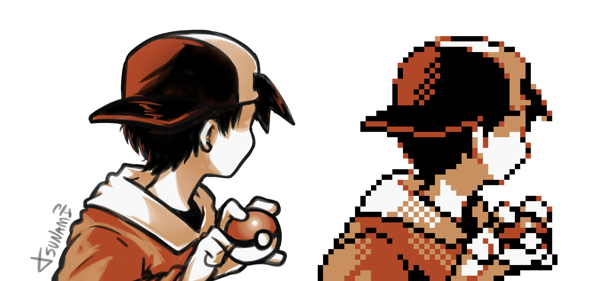 Pokemon Trainer Backsprite by tsunami-dono on DeviantArt