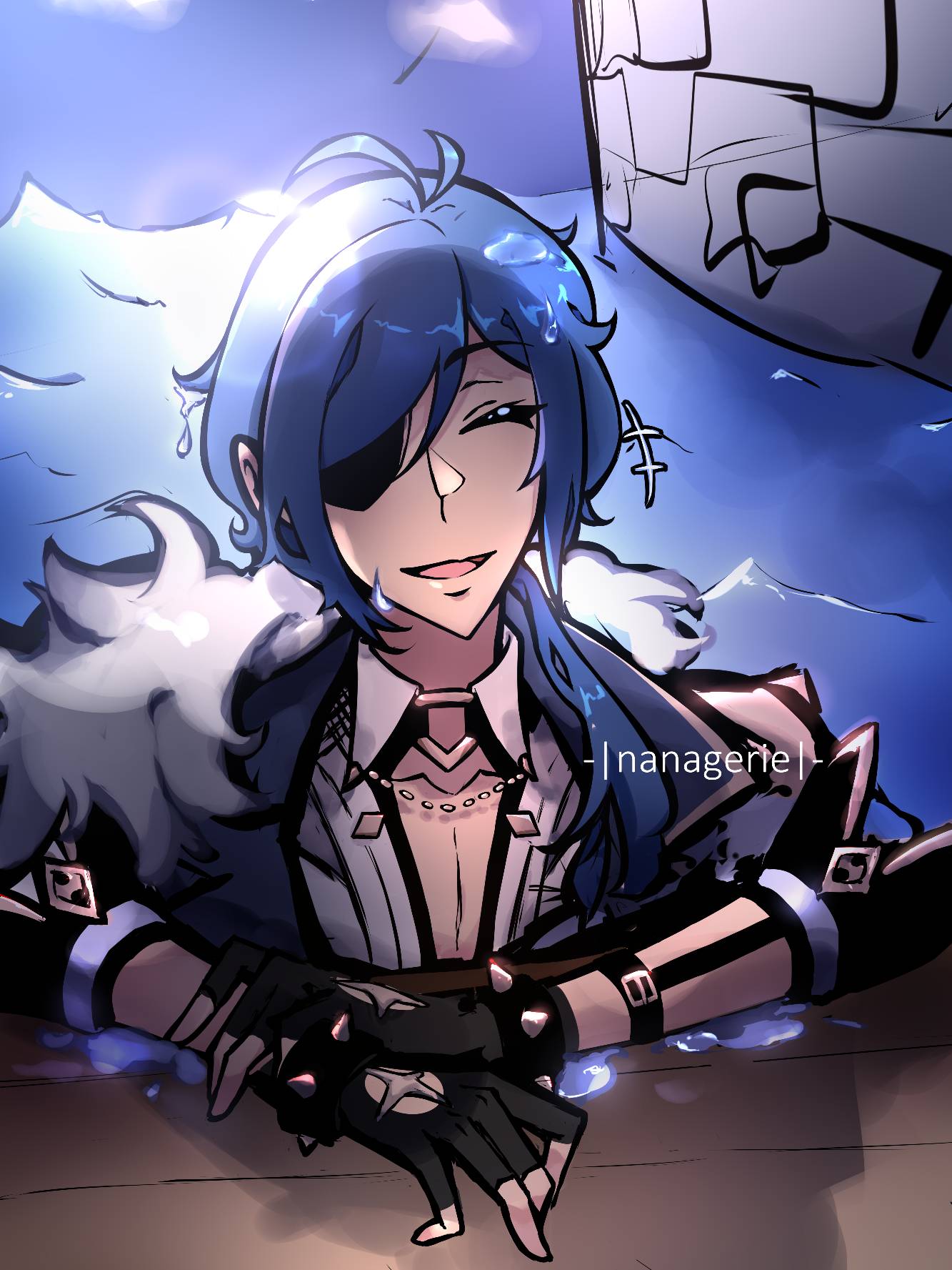 Kaeya drawing again :)) by Nanagerie on DeviantArt