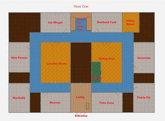 Hotel Map Floor 1 (Attempt)