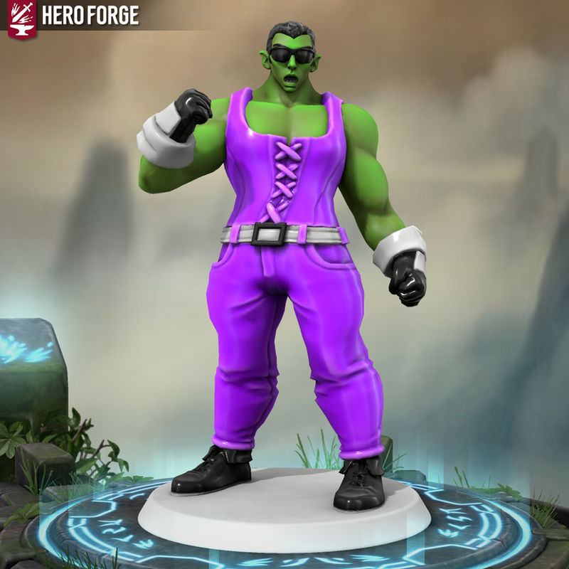 Heroforge Muscle Beast Boy Muscle Recreate In HeroForge by AWSOMEBIRDES on DeviantArt