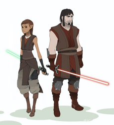 Master Khain and Padawan Ziah