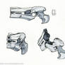 Inktober Day 6 (Trent's Sidearm)