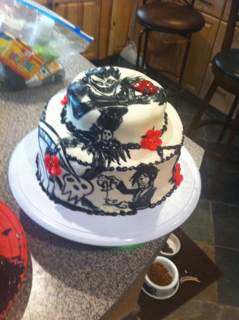 Anime cake by CelestiaWard