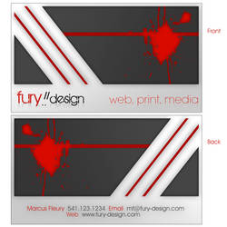 Fury Design Business Card