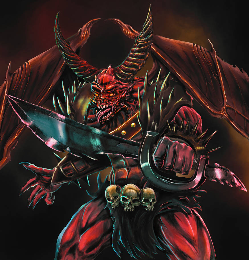 Demon Sworch DEMON WITH SWORD by Damyanoman on DeviantArt