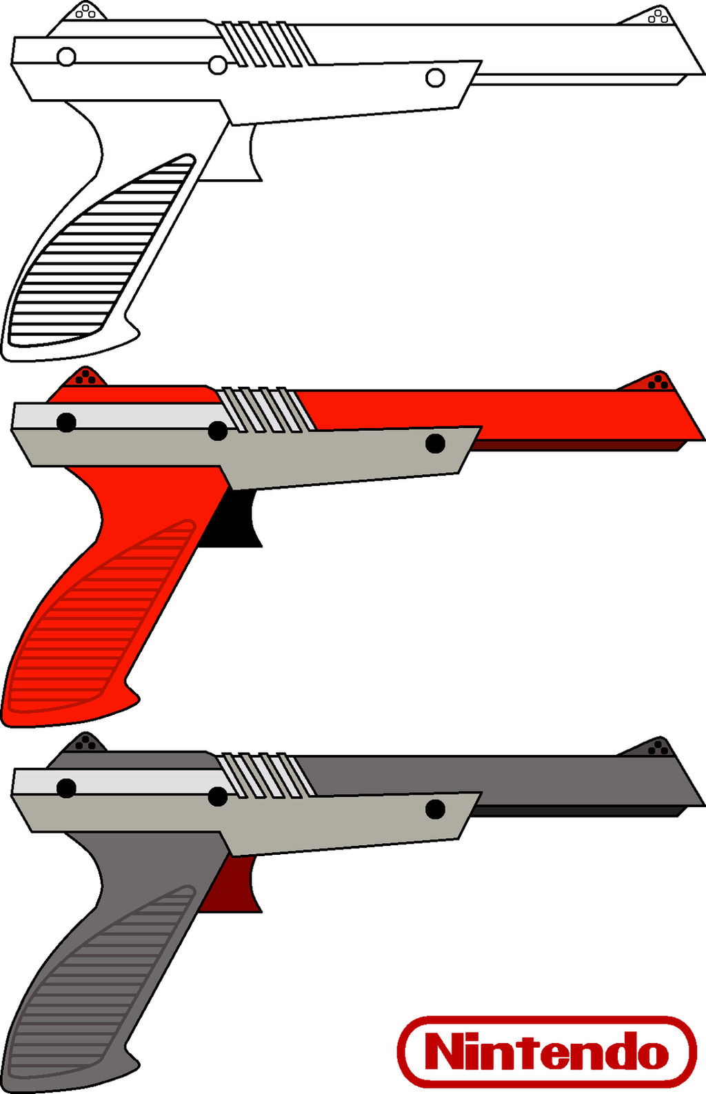 Nintendo Zapper Gun Base by nickanater1 on DeviantArt