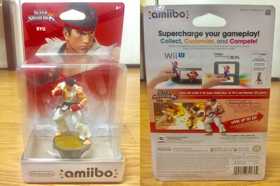 Ryu Amiibo By Nickanater1 On DeviantArt