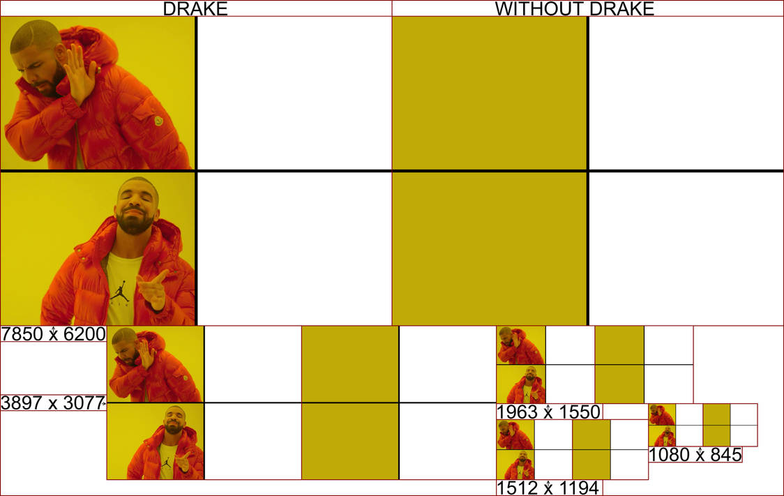 Drake Meme Template by nickanater1 on DeviantArt