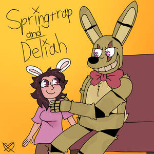 Springtrap and Deliah Fanart