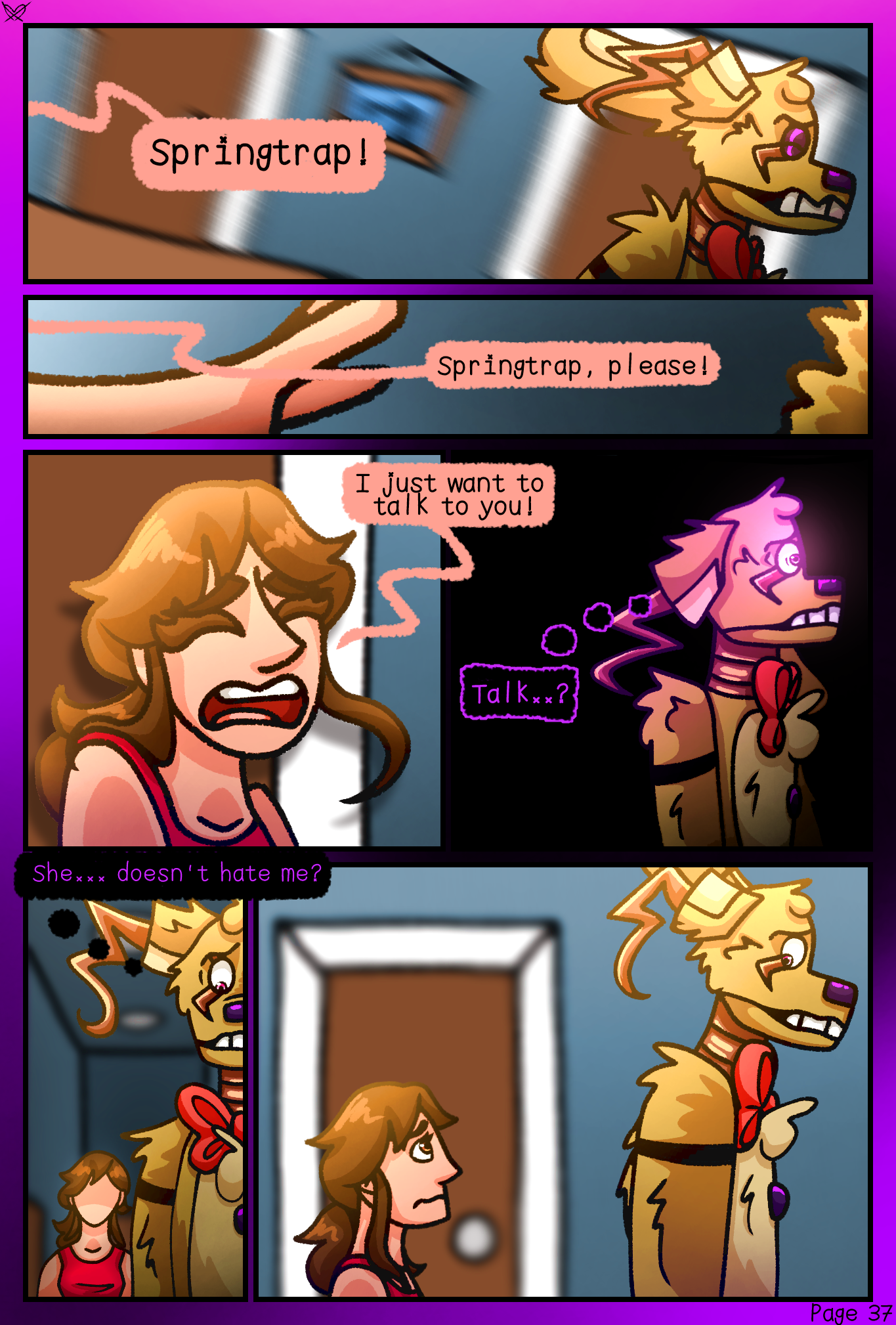 Springtrap Comic Springtrap and Deliah Last Summer Page 37 by AkiCartoons on DeviantArt