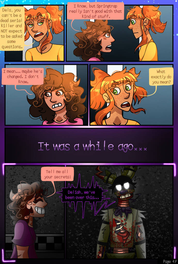 Spring Trap Comic Springtrap and Deliah: Last Summer Page 47 by AkiCartoons on DeviantArt