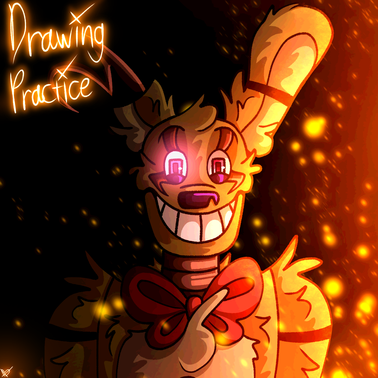 Drawing Practice (ft Springtrap) by AkiCartoons on DeviantArt