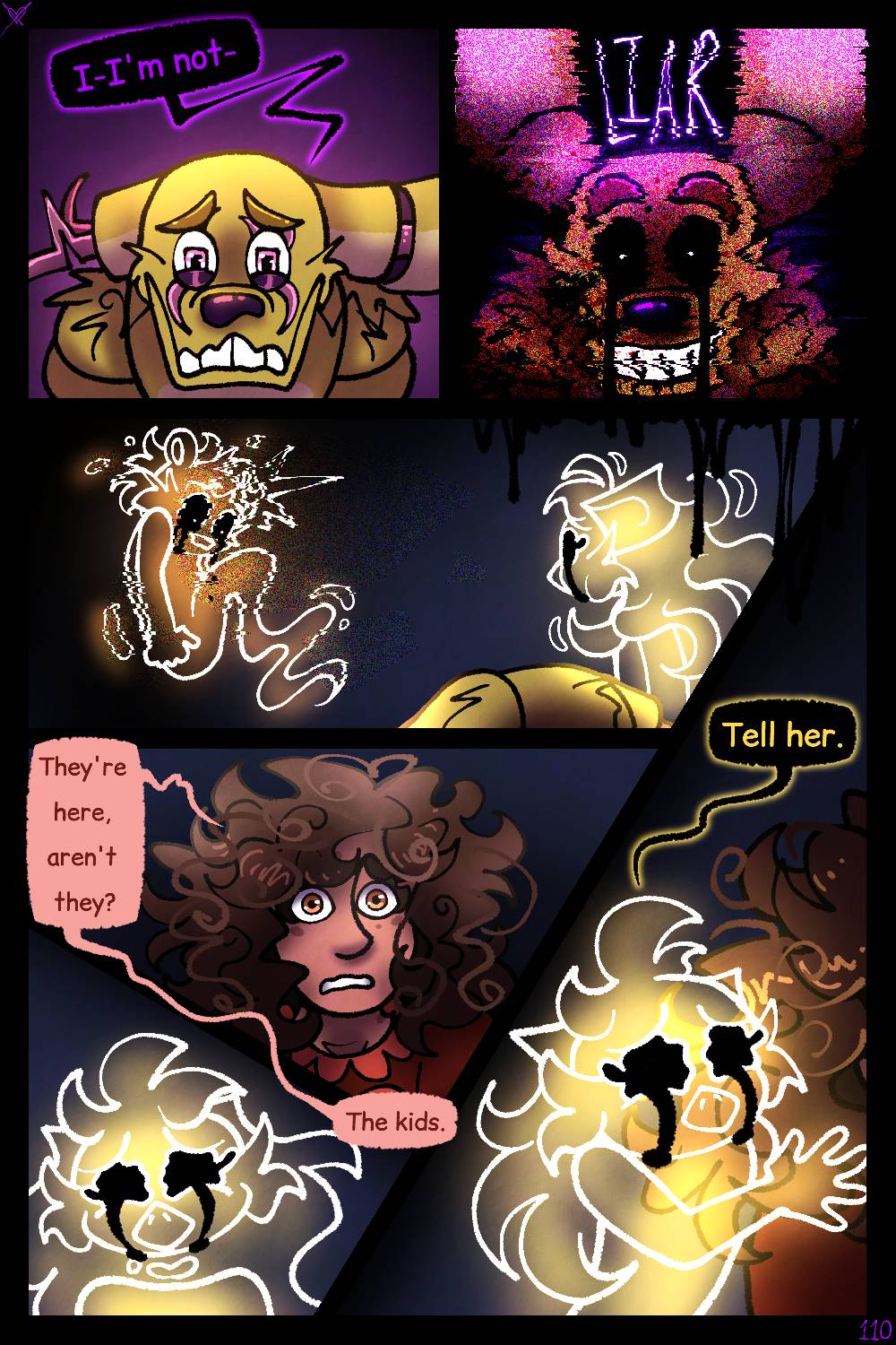 Spring Trap Comic Springtrap and Deliah: Last Summer Page 110 by AkiCartoons on DeviantArt