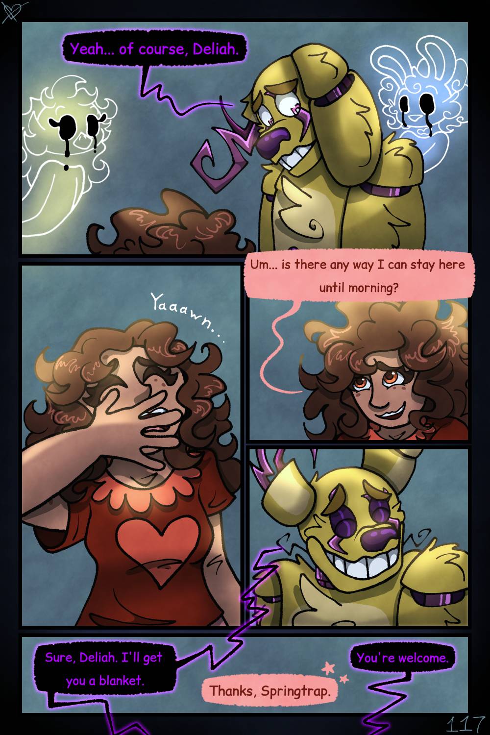 Spring Trap Comic Springtrap and Deliah: Last Summer Page 117 by AkiCartoons on DeviantArt