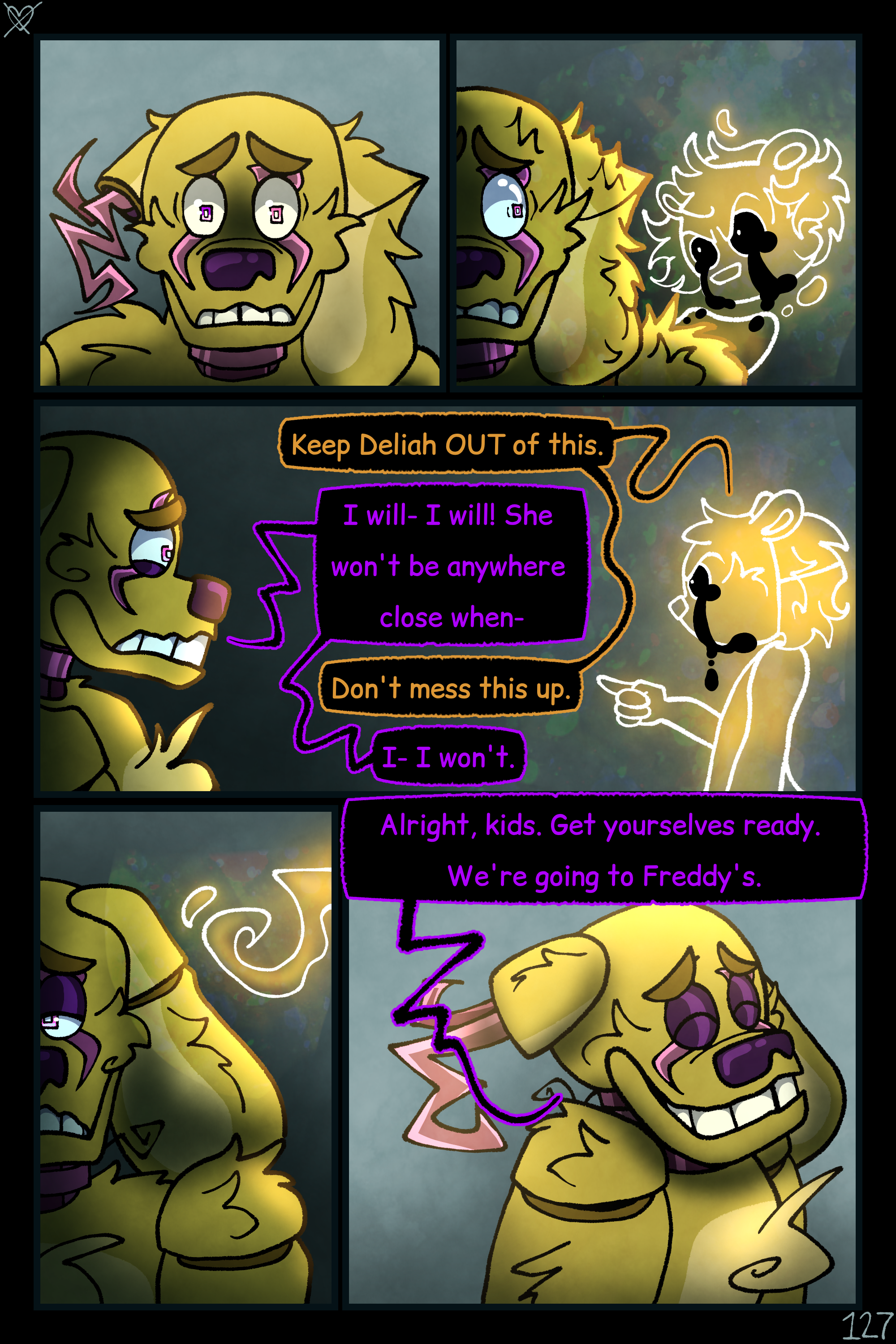 Springtrap Comic Springtrap and Deliah: Last Summer Page 127 by AkiCartoons on DeviantArt