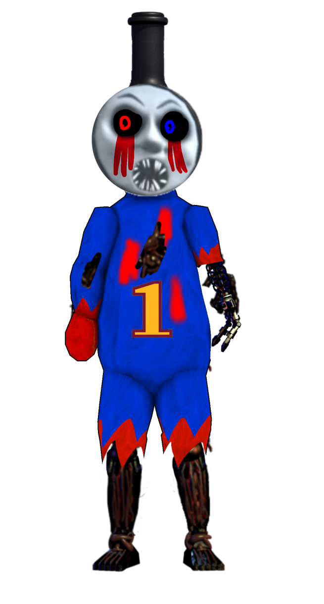 Thomas The Slender Engine : Distorted Thomas by Anthonypolc on DeviantArt