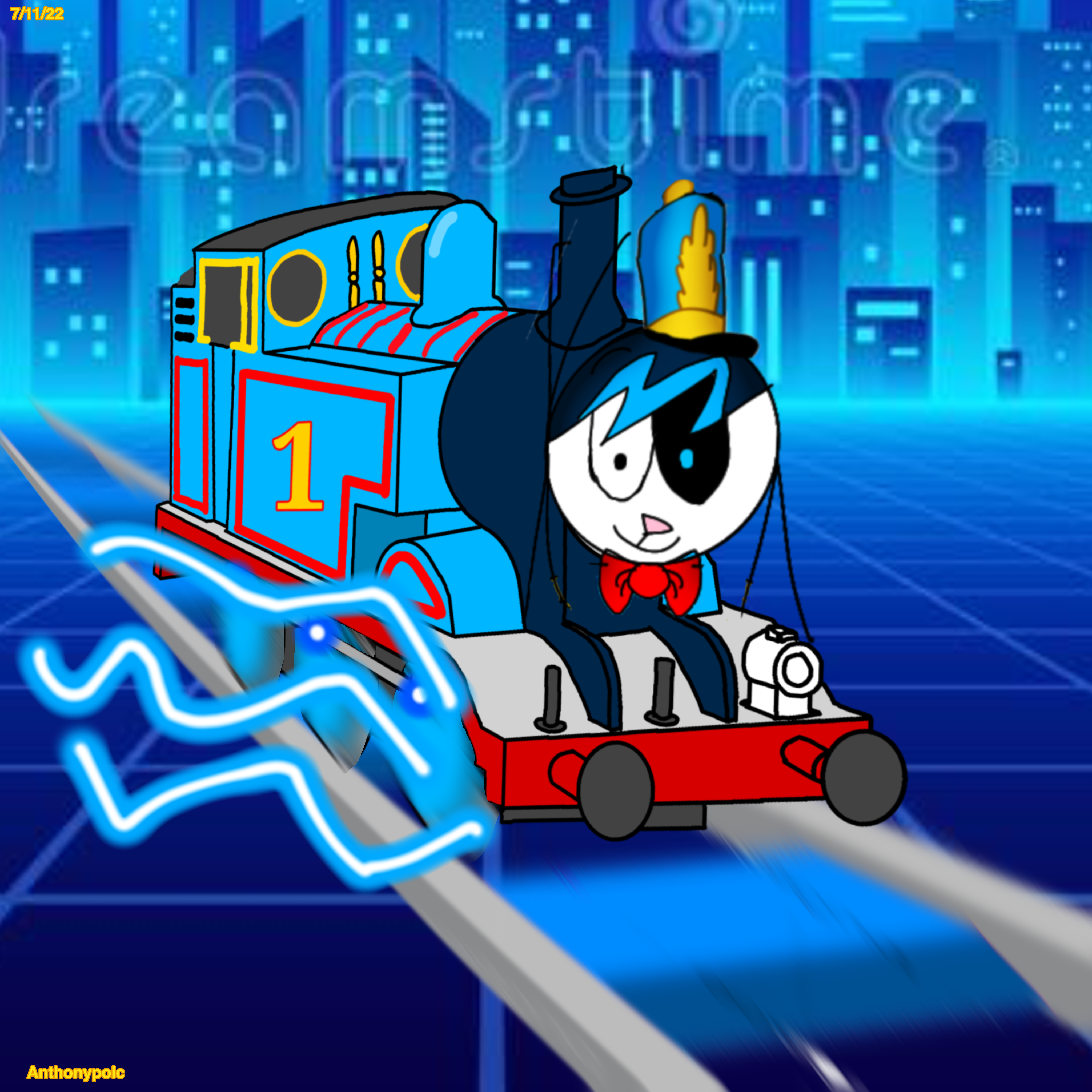 Choo Choo Charles Chases Thomas The Tank Engine by Anthonypolc on