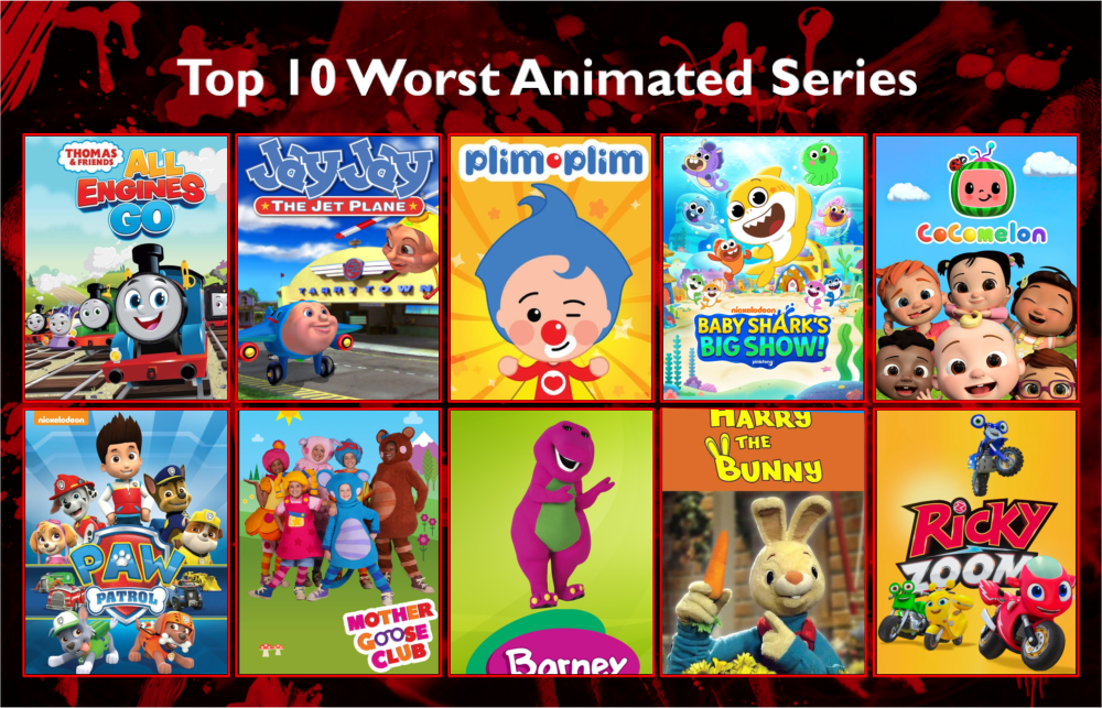 TOP 10 WORST ANIMATED SERIES By Anthonypolc On DeviantArt top-10-worst-animated-series-by-anthonypolc-on-deviantart