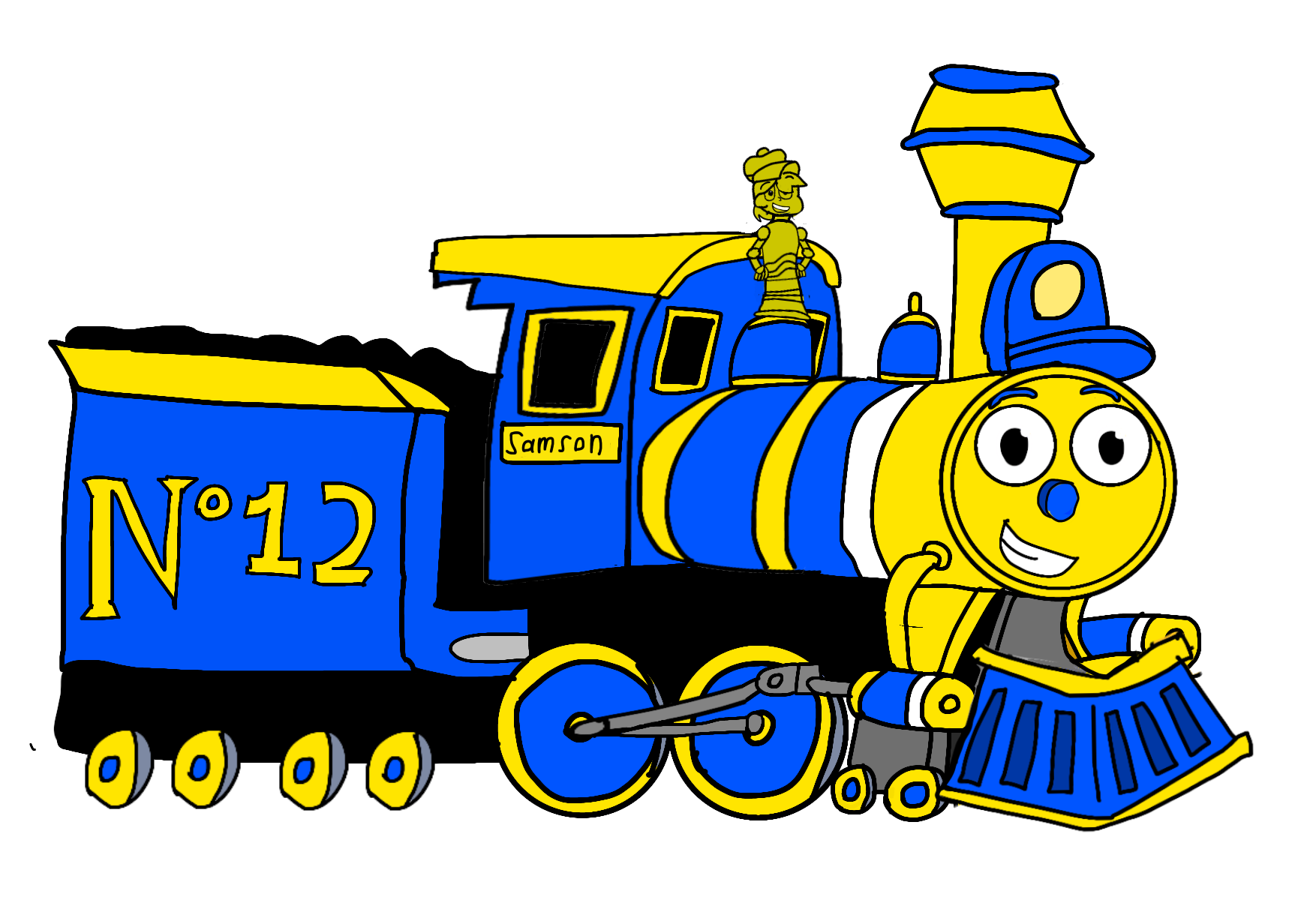 Samson The Steam Train Takuya The Whistle by Anthonypolc on DeviantArt