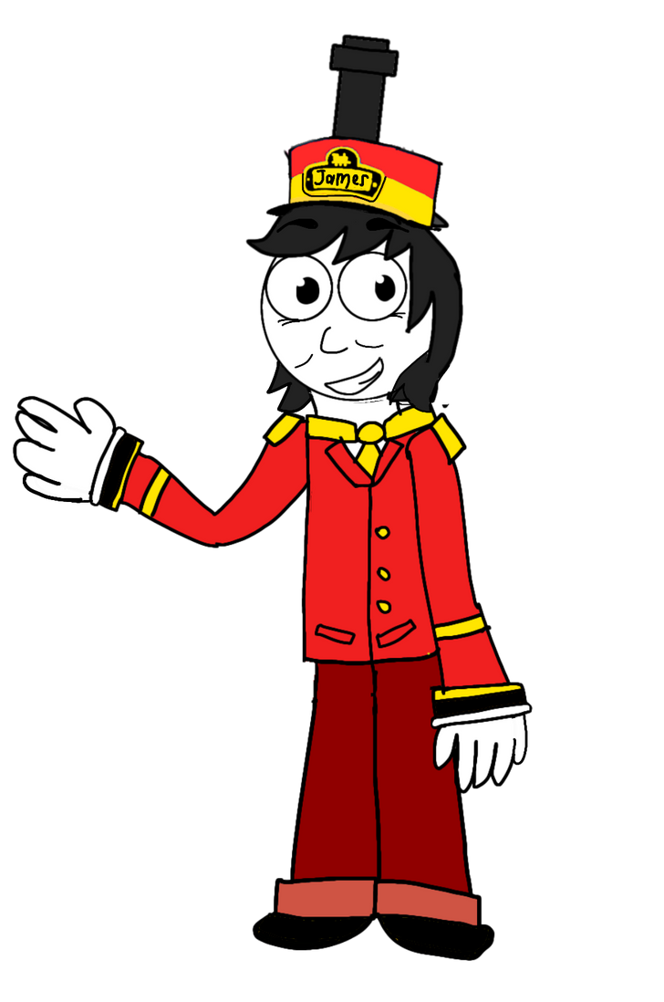 James The Red Engine Humanized by Anthonypolc on DeviantArt