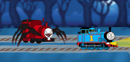 Choo Choo Charles Chases Thomas The Tank Engine