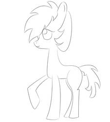 A Pony i made on Inkscape