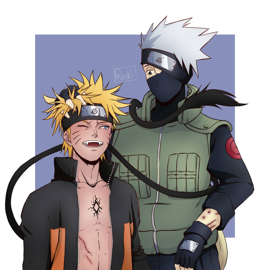 Commission | Naruto and Kakashi by raalsi on DeviantArt