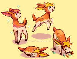 Autumn Deerling sketches