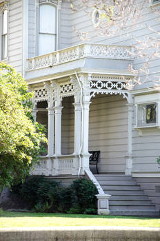 Victorian House Side Porch