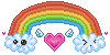 Rainbow Couple Icon by ClefairyKid