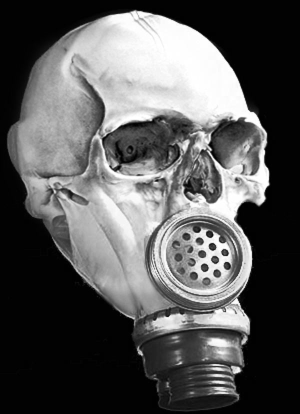 skull gas mask