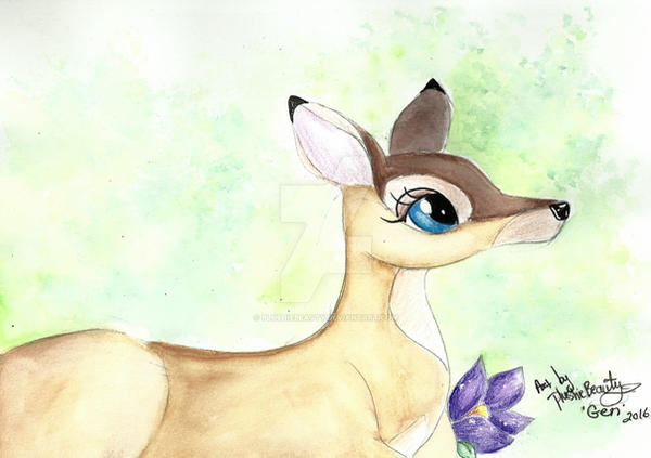 Faline Drawing Faline revived fan art by PlushieBeauty on DeviantArt