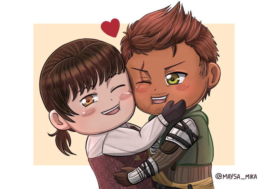 YCH Commission Hug and Squishy Cheeks Chibi by Mika-chan1102 on DeviantArt