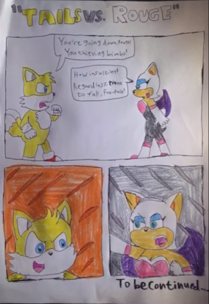 Tails vs Rouge part 1 by Maysecond on DeviantArt