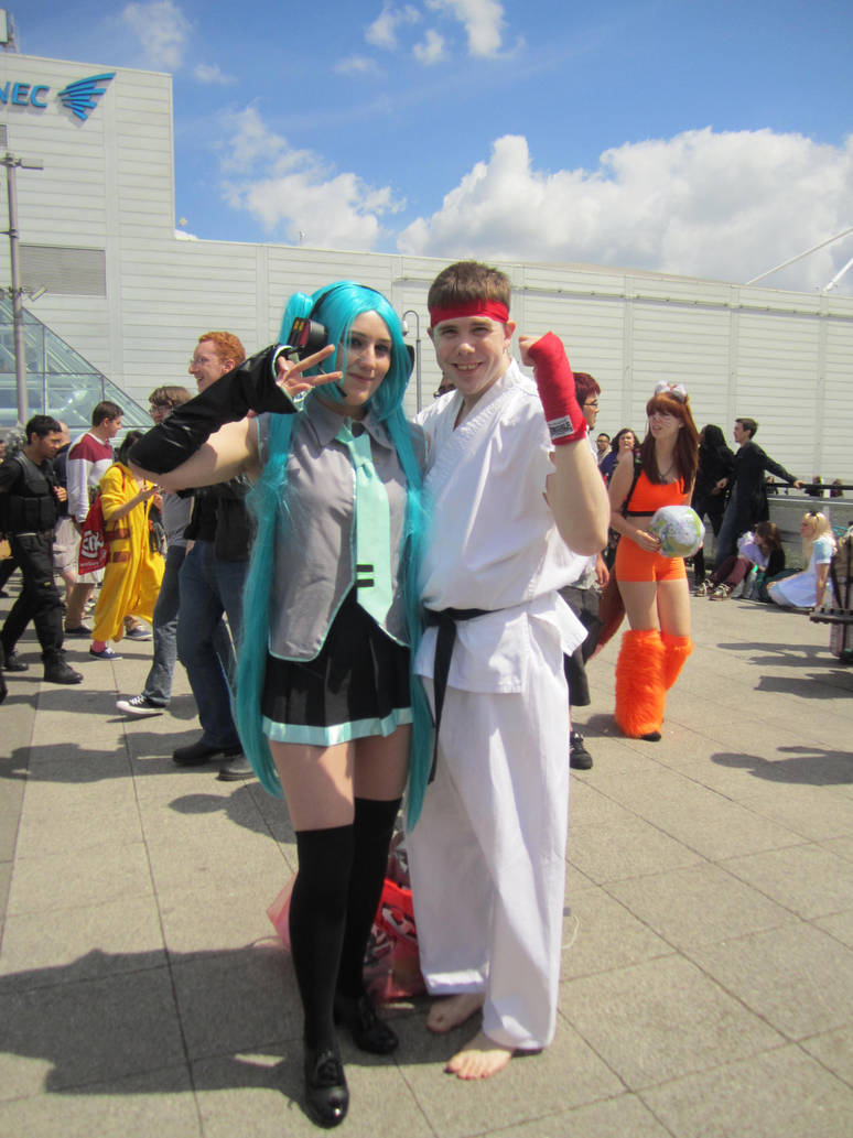 Michell Ryu Two Piece miku and me as ryu by MrL3821 on DeviantArt