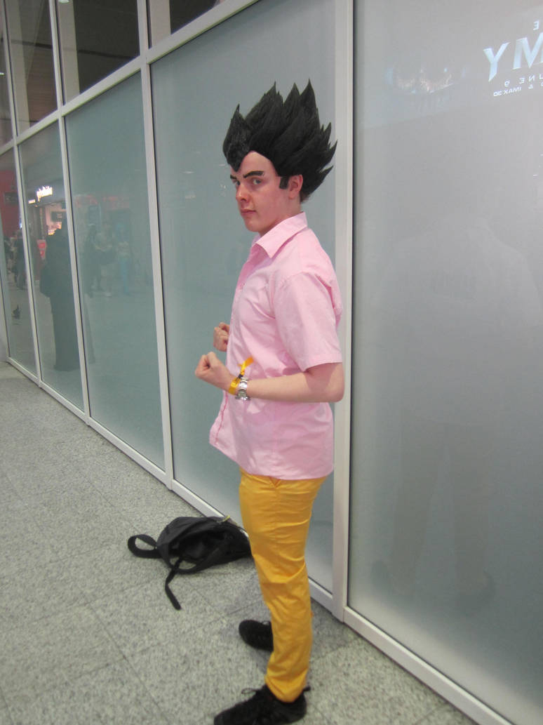 Vegeta in pink shirt by MrL3821 on DeviantArt