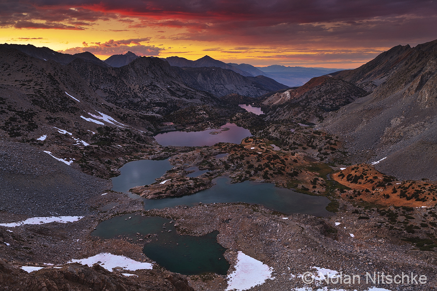 Bishop Pass Sunset