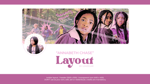 annabeth chase : layout by lenzegar !