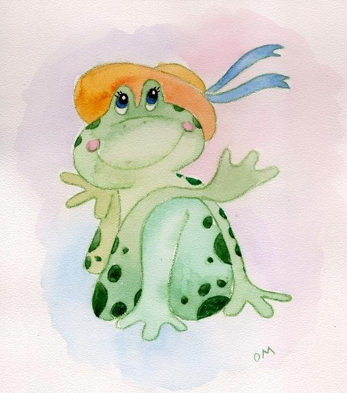 Fancy Frog by siolin on DeviantArt