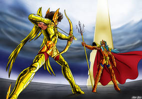 Seiya VS Poseidon