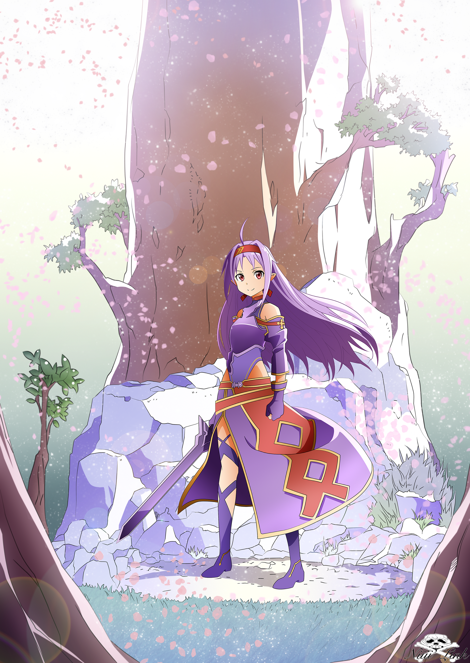 Sword Art Online - Yuuki Konno - Render by Tsadeek on DeviantArt