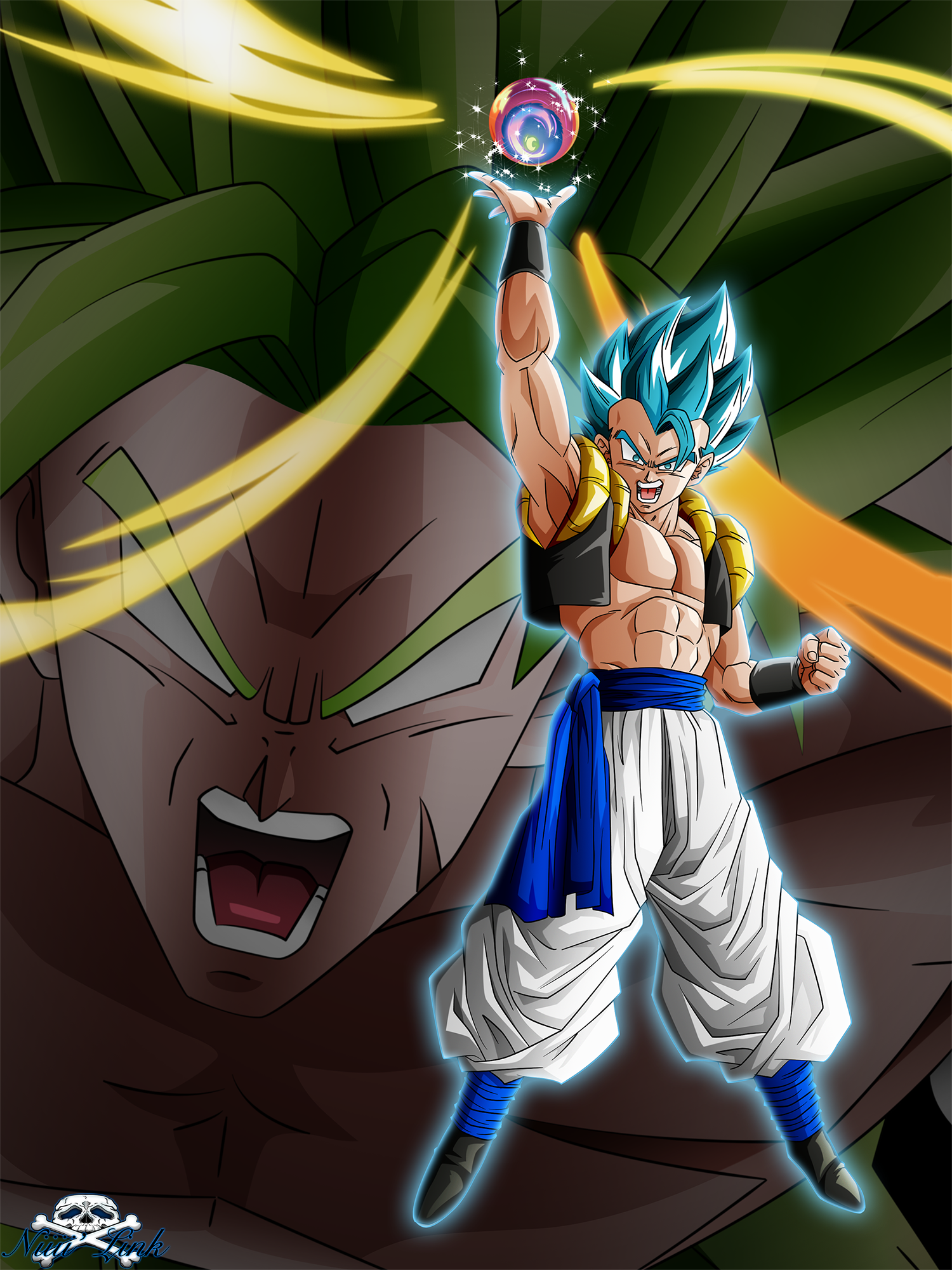 DBS]Gogeta Blue by Niiii-Link on DeviantArt